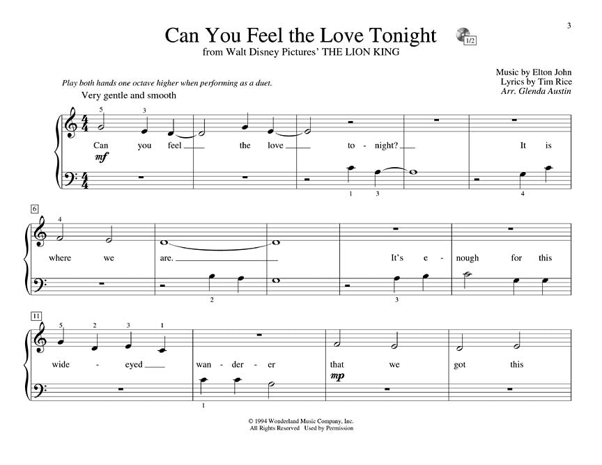 Teaching Little Fingers To Play Disney Tunes