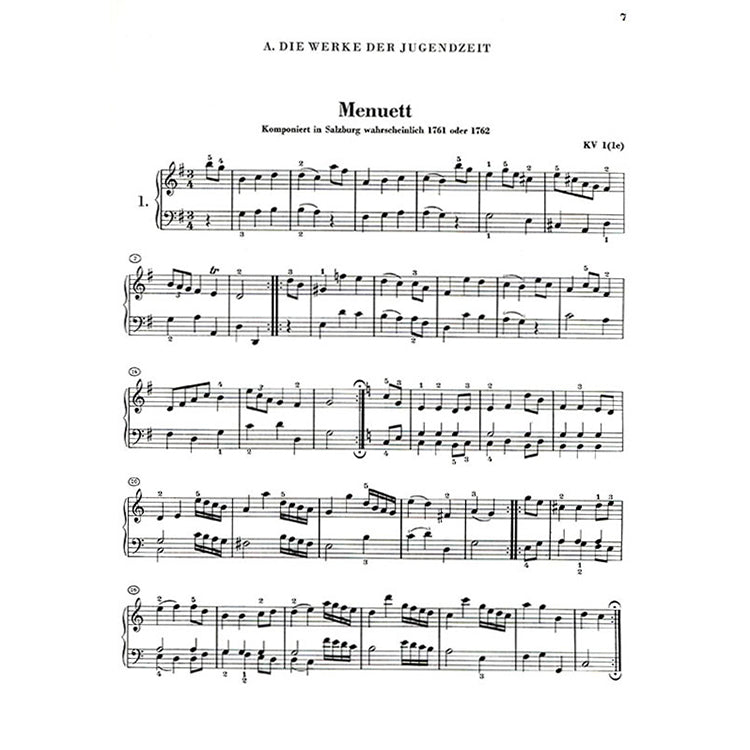 莫札特【原典版】鋼琴曲集