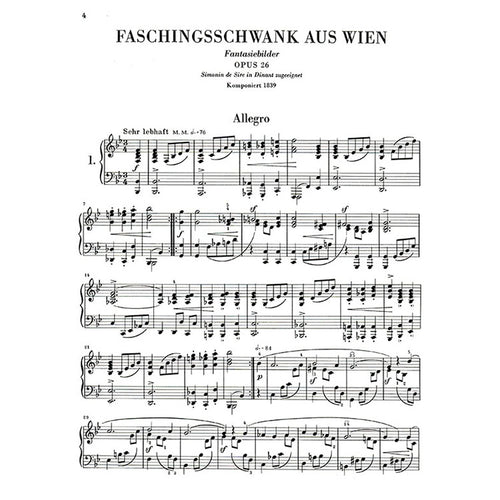 修曼 【原典版】維也納狂歡節 作品26