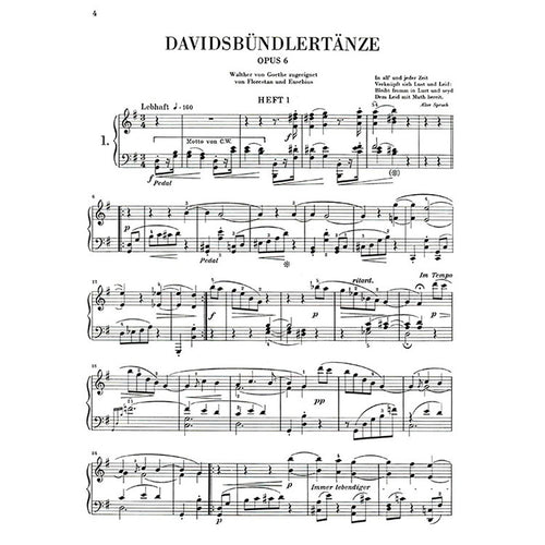 修曼【原典版】大衛同盟舞曲 作品6