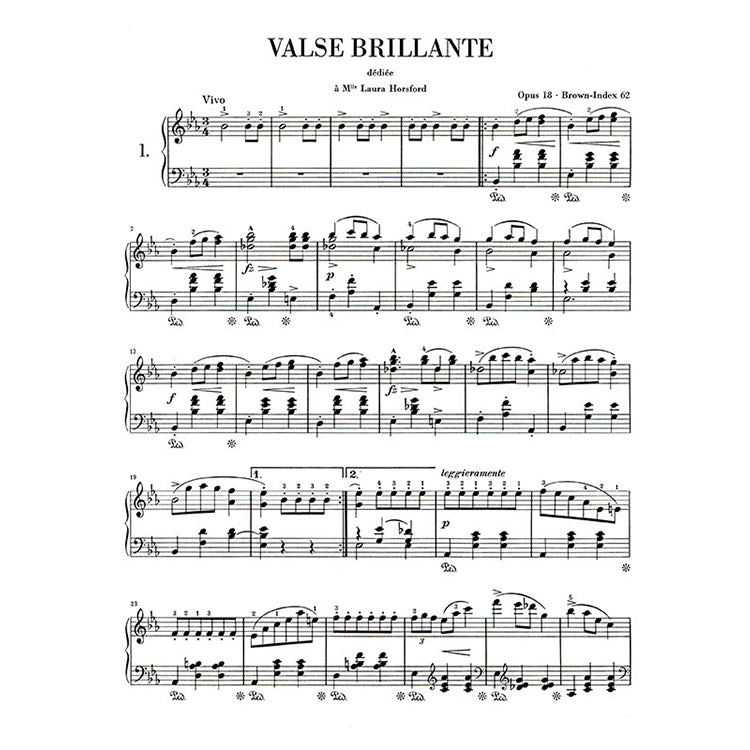 蕭邦 【原典版】華爾滋 / 圓舞曲