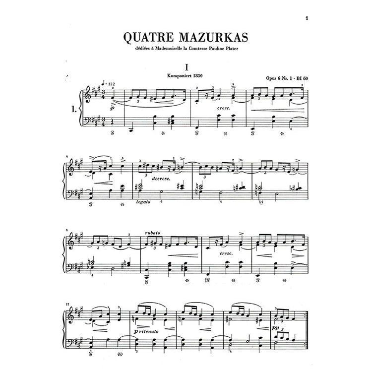 蕭邦 【原典版】馬厝卡舞曲