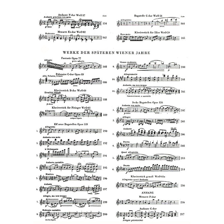 貝多芬【原典版】鋼琴曲集