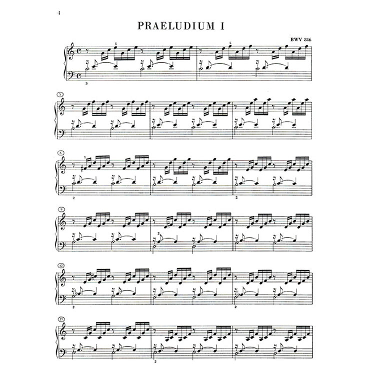 巴哈【原典版】 十二平均律 I