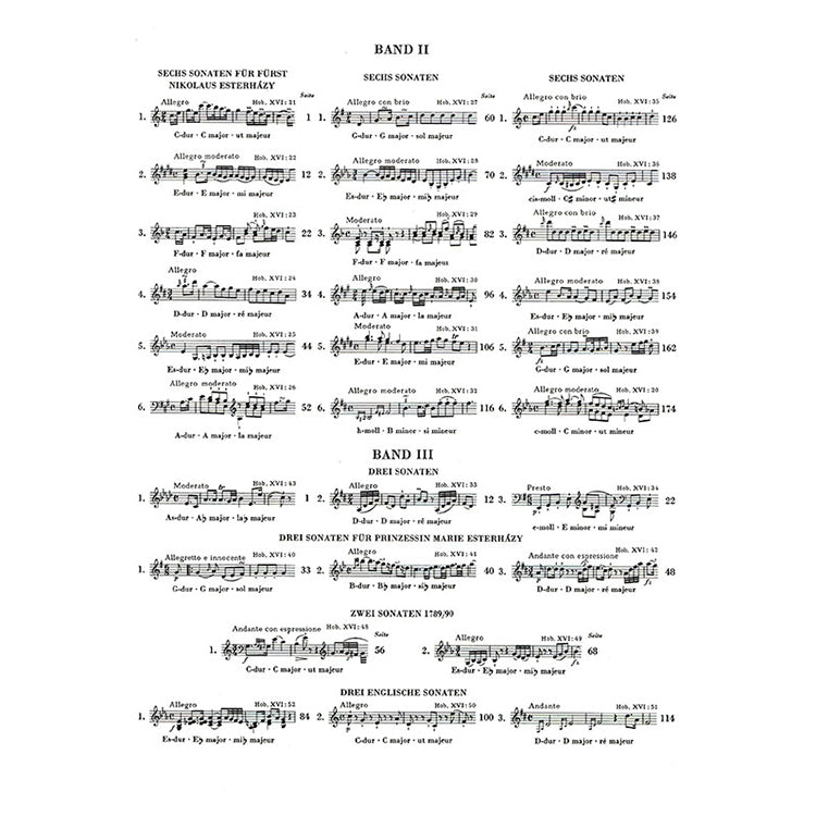 海頓【原典版】奏鳴曲全集 第三冊