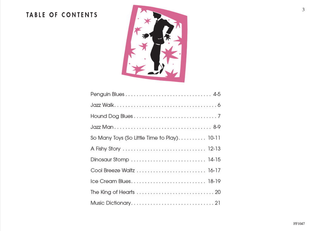 PreTime Piano JAZZ & BLUES Primer Level
