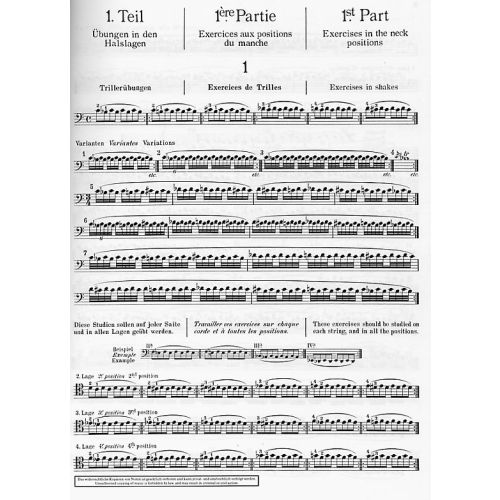 Daily Exercises Violoncello