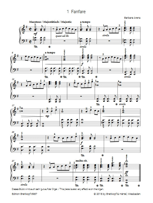 Barbara Arens Small Hand Piano 40 Pieces without Octaves