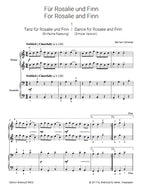 For Rosalie & Finn-20 Pieces for Piano Duet