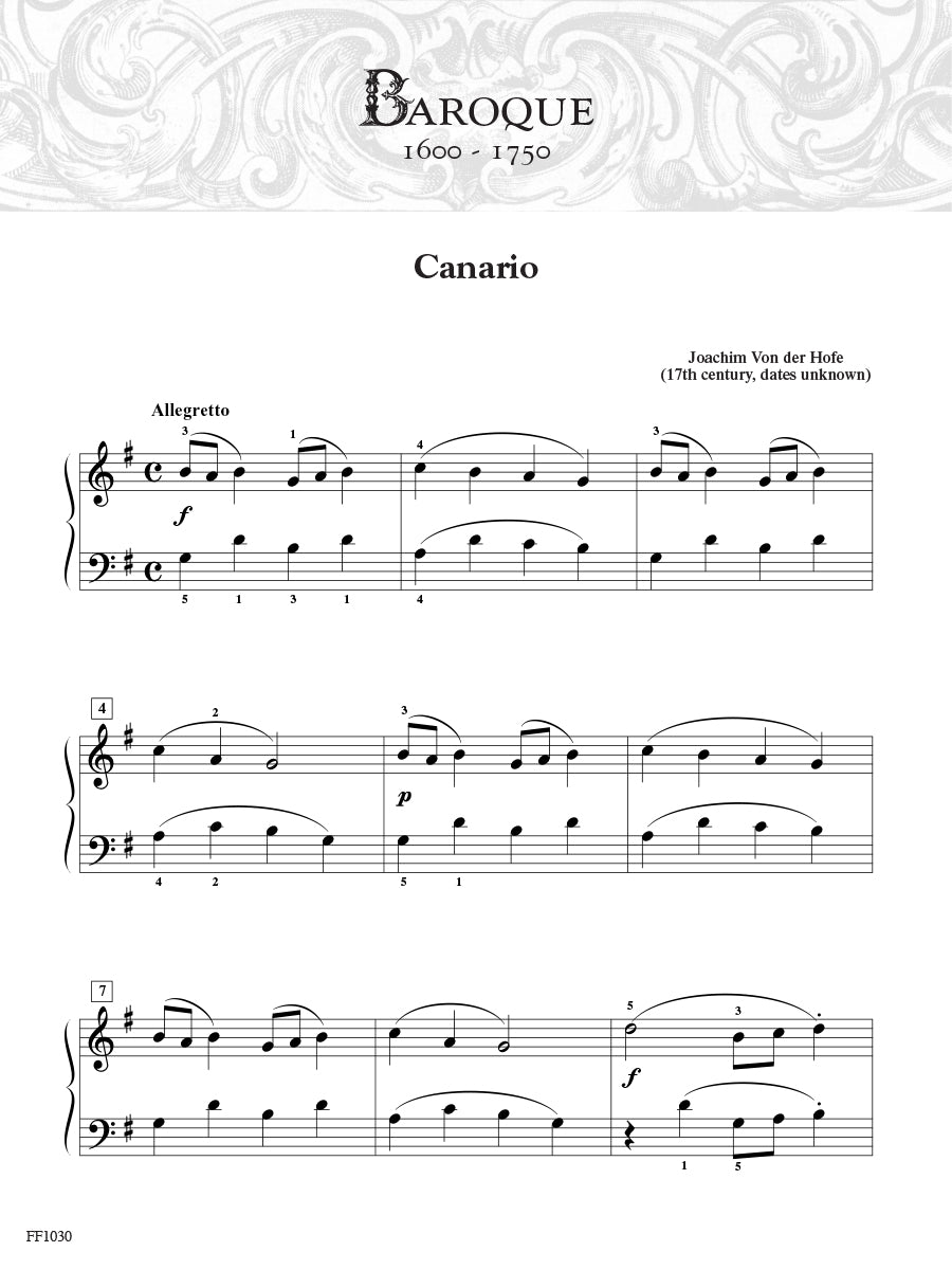 Piano Literature Developing Artist Original Keyboard Classics Book 1