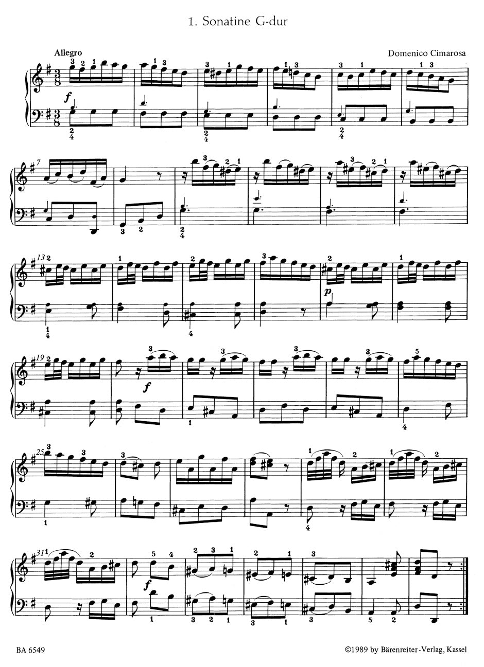 Bärenreiter Sonatina Album for Piano Vol.2
