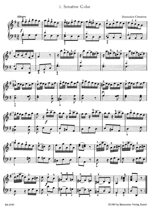 Bärenreiter Sonatina Album for Piano Vol.2