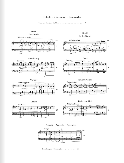 Schumann Fantasy Pieces op. 12