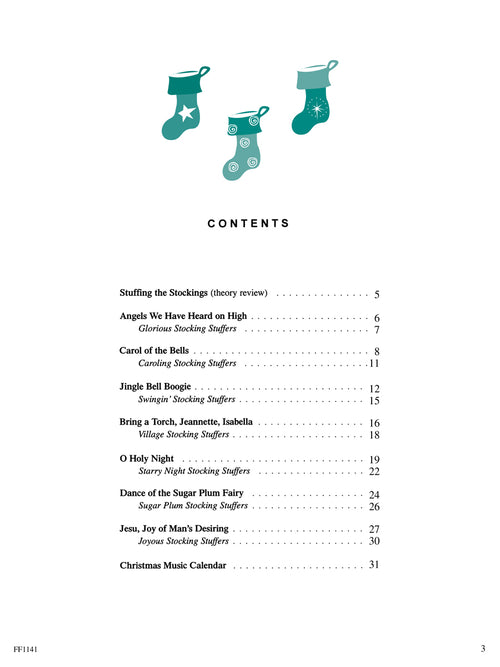 Piano Adventures Christmas Book Level 3A