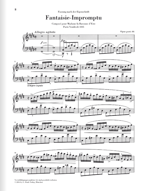 Chopin Fantaisie-Impromptu c sharp minor op. post. 66