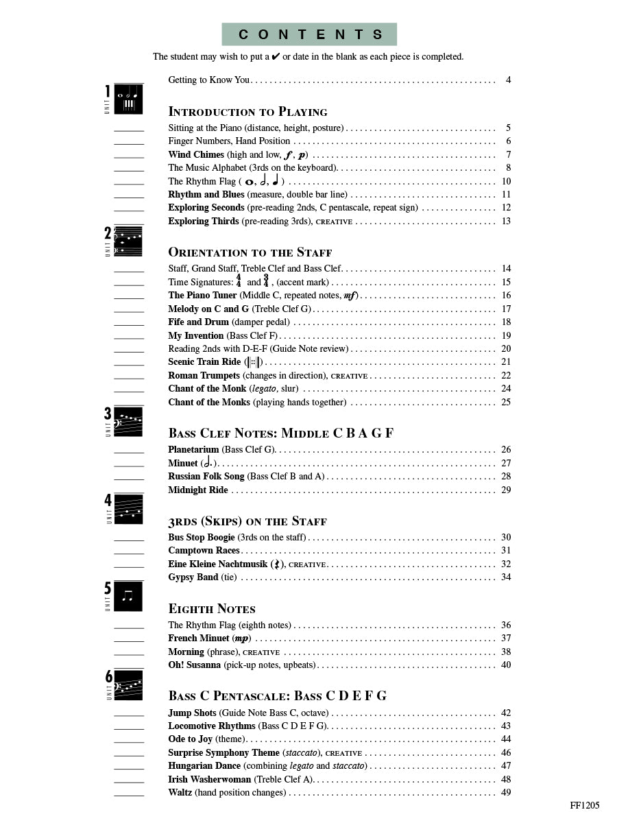 ACCELERATED PIANO ADVENTURES Book 1