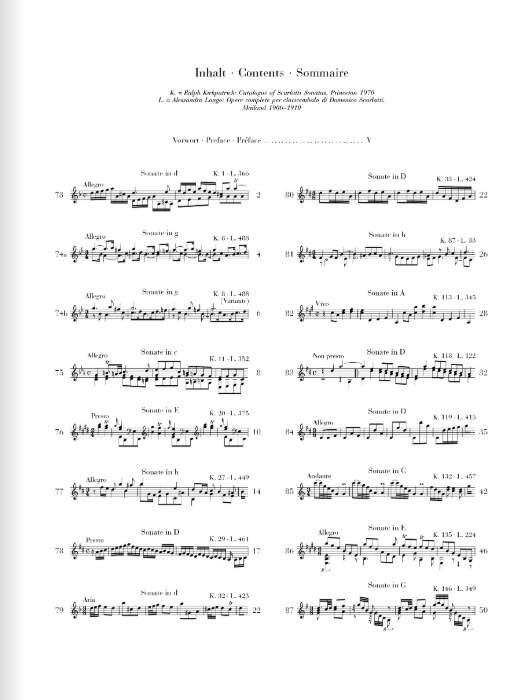 Scarlatti Selected Piano Sonatas, Volume IV