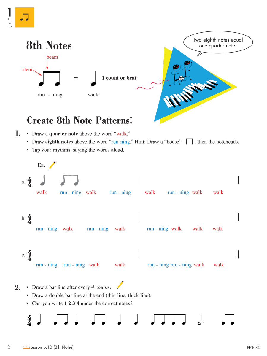 Piano Adventures Theory Book Level 2A