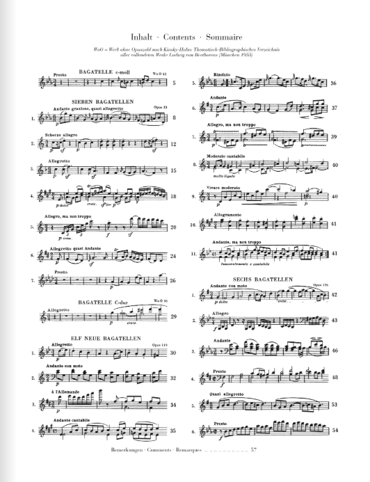 Beethoven Complete Bagatelles