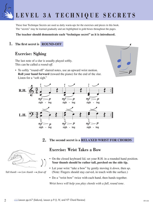 Piano Adventures Technique & Artistry Level 3A