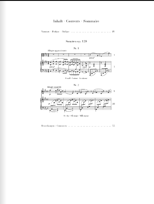 Brahms Clarinet Sonata op. 120