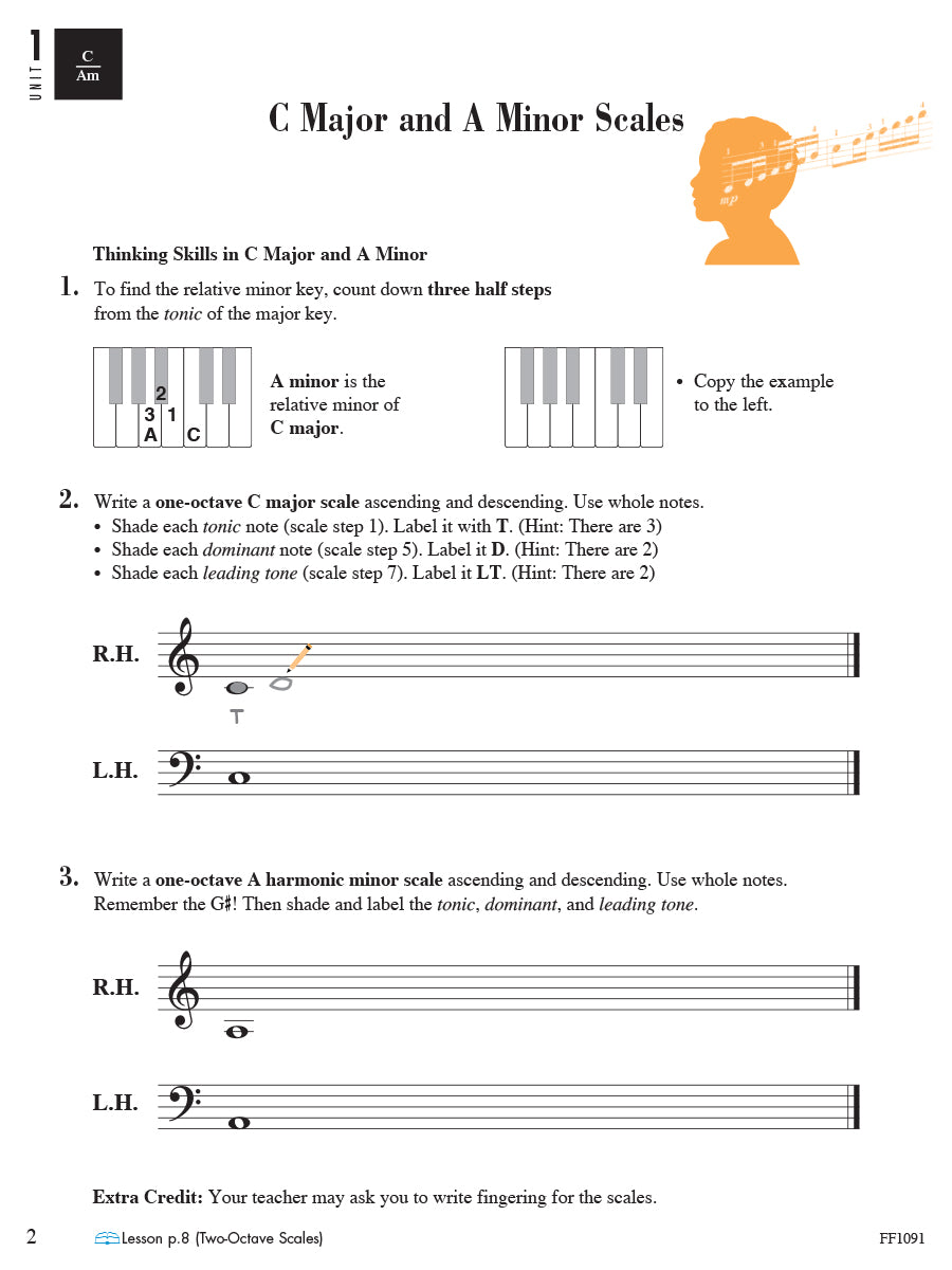 Piano Adventures Theory Book Level 4