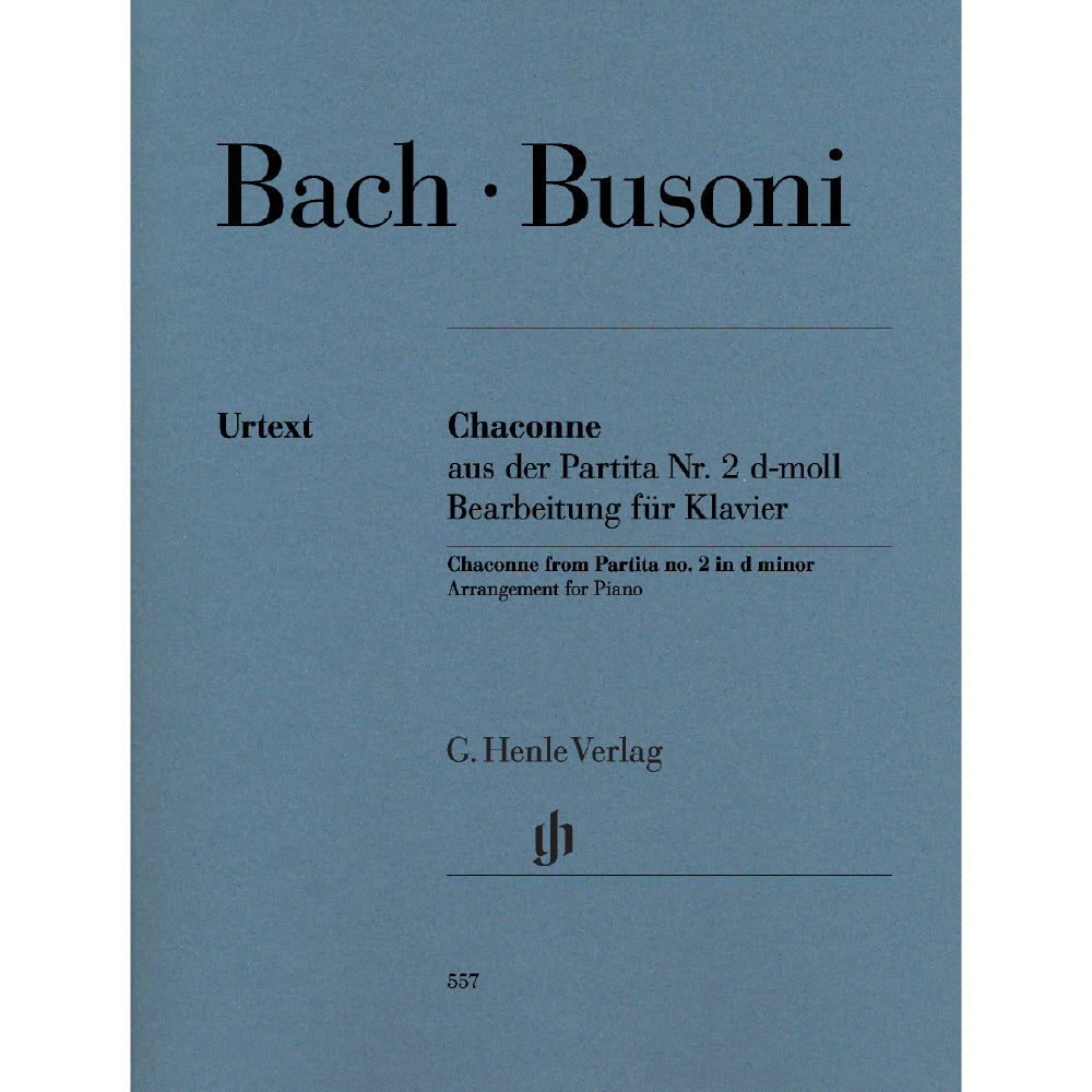 Bach Busoni Chaconne from Partita no. 2 d minor