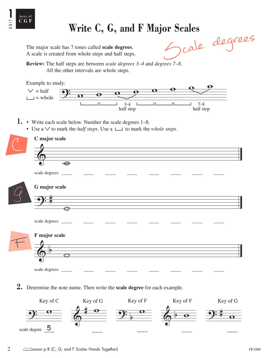 Piano Adventures Theory Book Level 3A