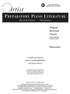 Preparatory Piano Literature Developing Artist Original Keyboard Classics