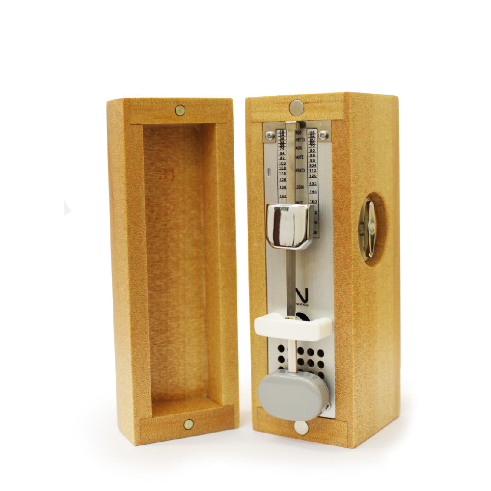 Nikko MINI 傳統手工木製節拍器 原木色