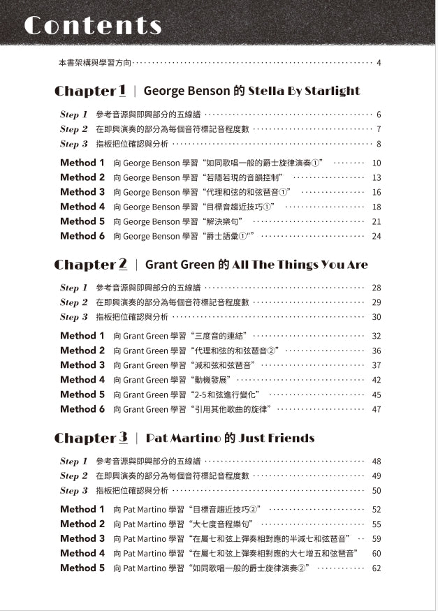 真正的爵士吉他學習法則