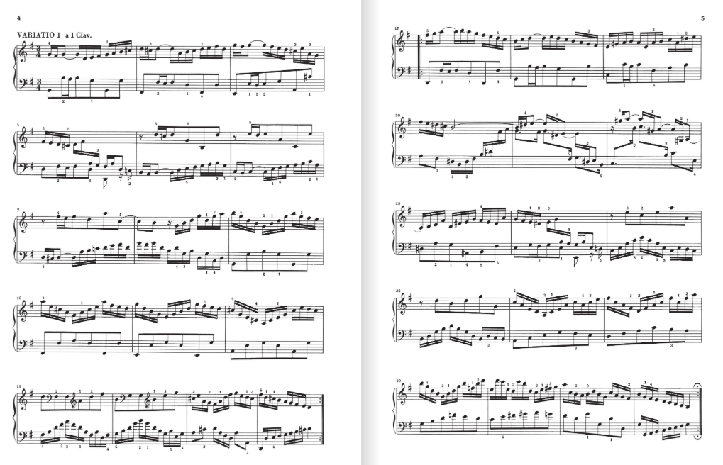 Bach Goldberg Variations BWV 988