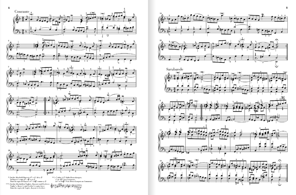 Bach French Suites BWV 812-817