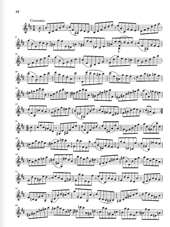Bach Sonatas and Partitas BWV 1001-1006 for Violin solo