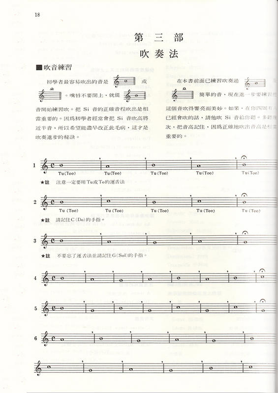 長笛教本 吉田雅夫著