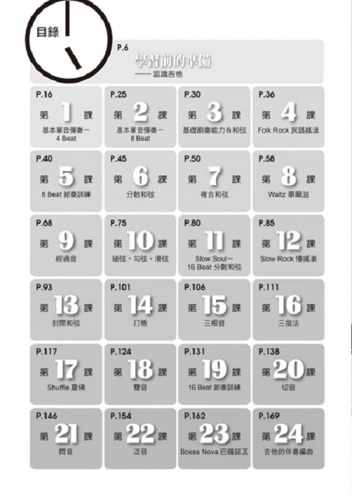節奏吉他完全入門24課