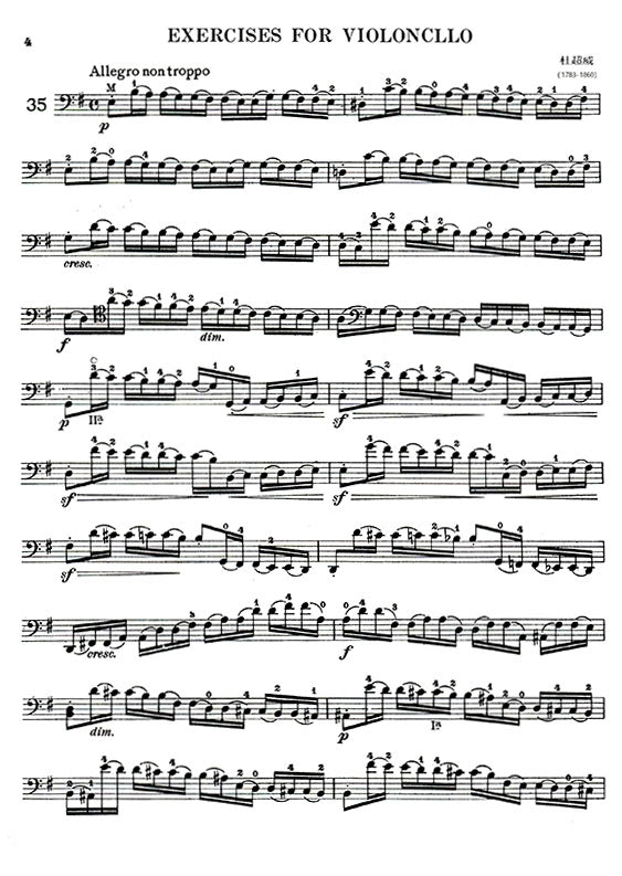杜超威 大提琴練習曲 第二冊