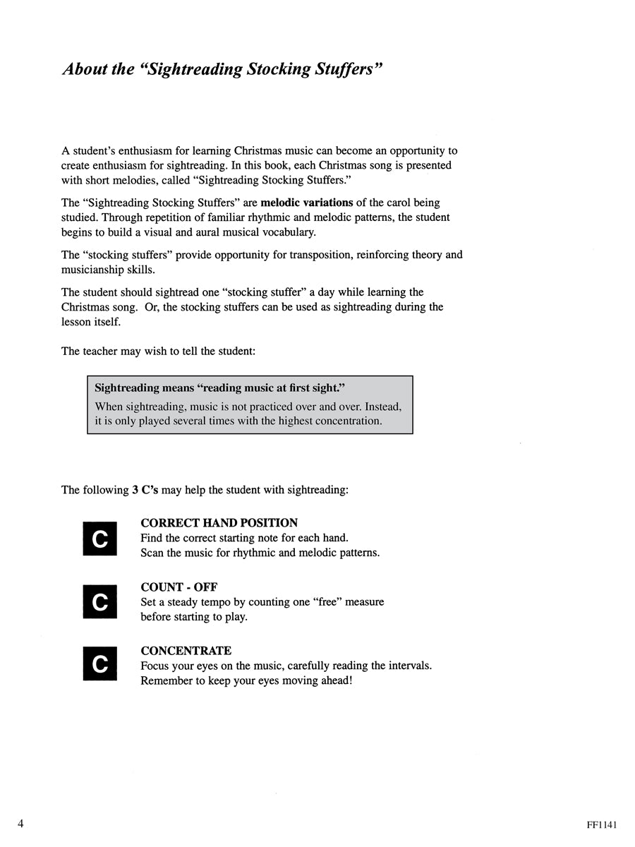 Piano Adventures Christmas Book Level 3A