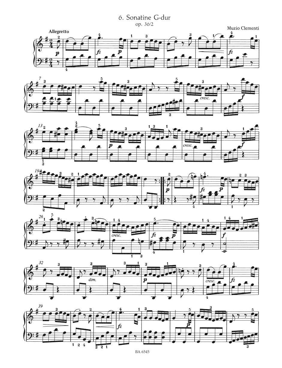 Bärenreiter Sonatina Album for Piano Vol.1