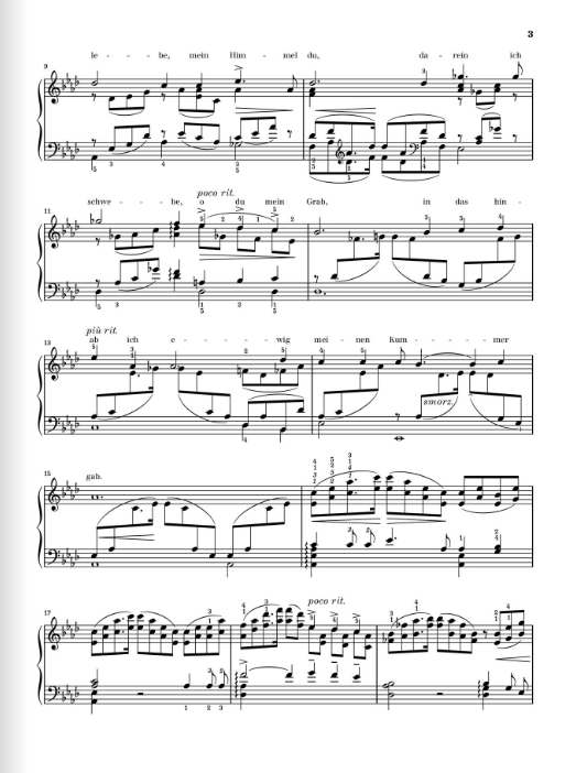 Liszt Love Song (Dedication) from Myrthen op. 25