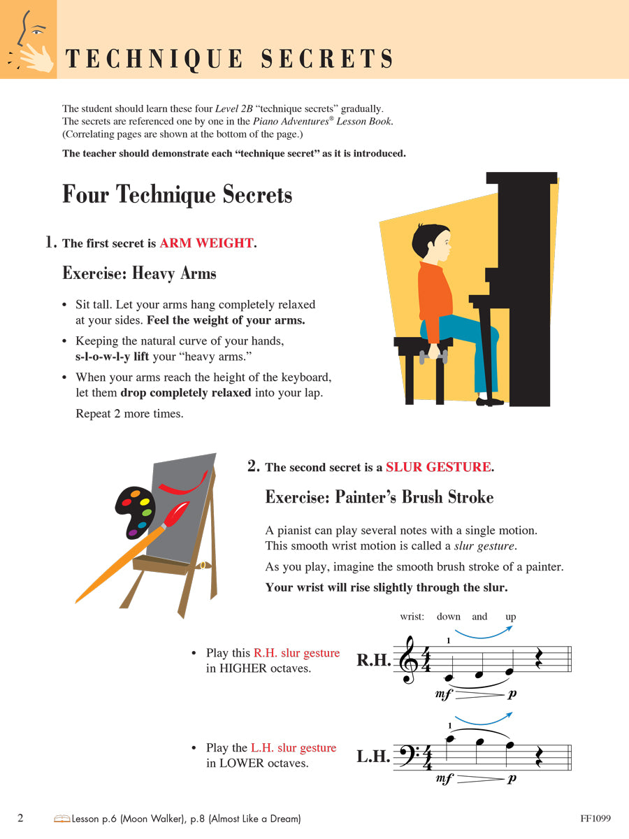 Piano Adventures Technique & Artistry Book Level 2B