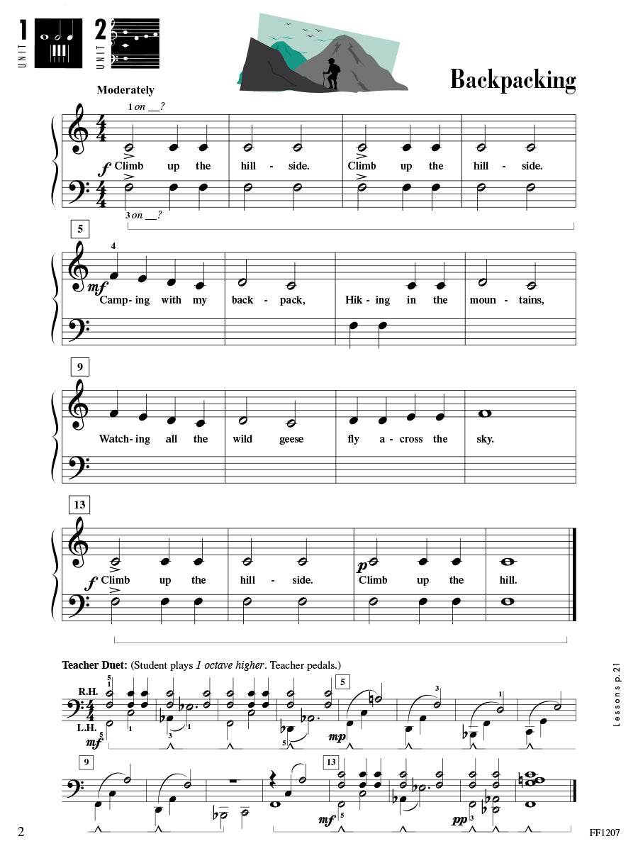 ACCELERATED PIANO ADVENTURES Perf. Book 1