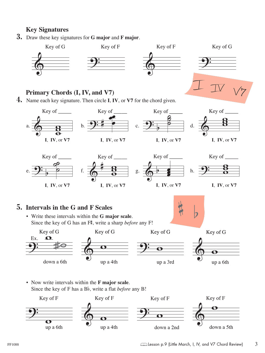 Piano Adventures Theory Book Level 3A