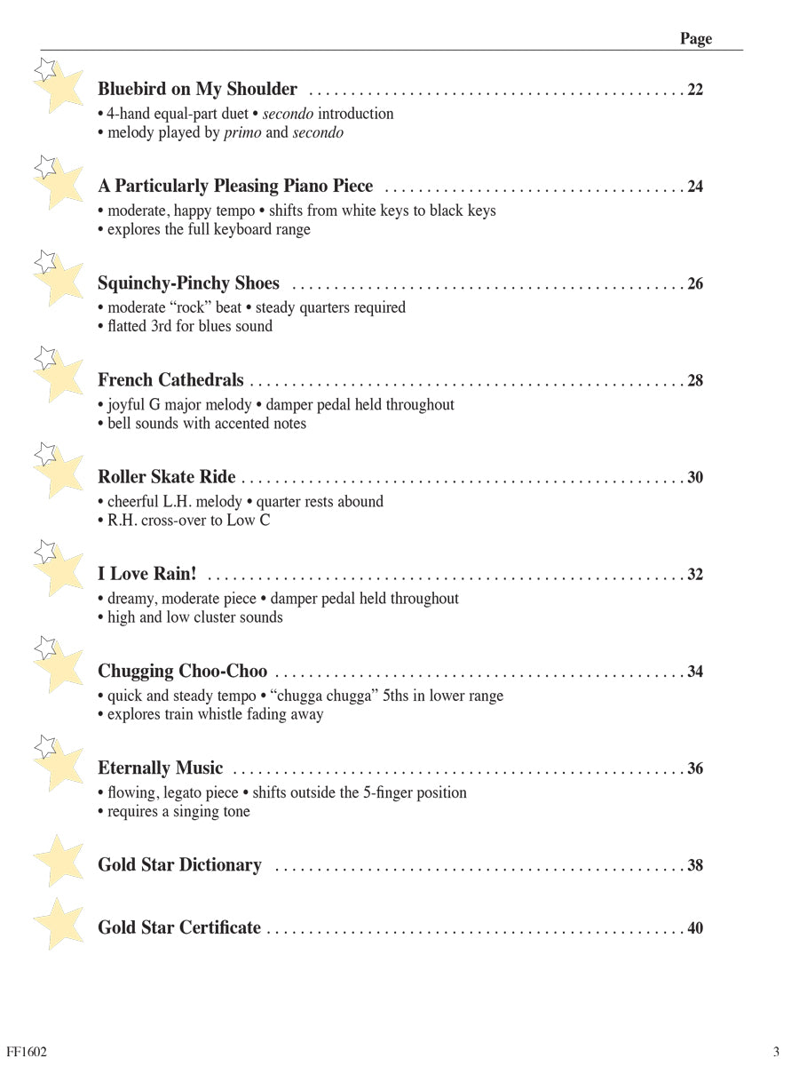 Piano Adventures Gold Star Performance Primer level