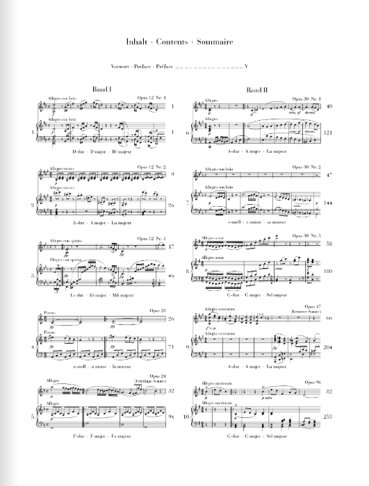 Beethoven Violin Sonatas, Volume I