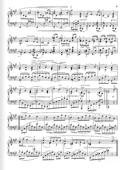 Brahms Intermezzo A major op. 118 no. 2