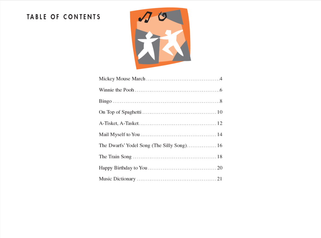 PreTime Piano KIDS' SONGS Primer Level