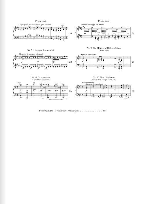 Mussorgsky Pictures at an Exhibition