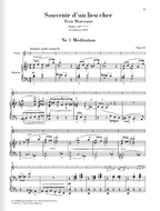 Tchaikovsky Souvenir d'un lieu cher op. 42 for Violine and Piano
