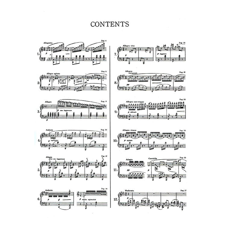 【全譯版】佈爾格彌勒十二首練習曲 作品105